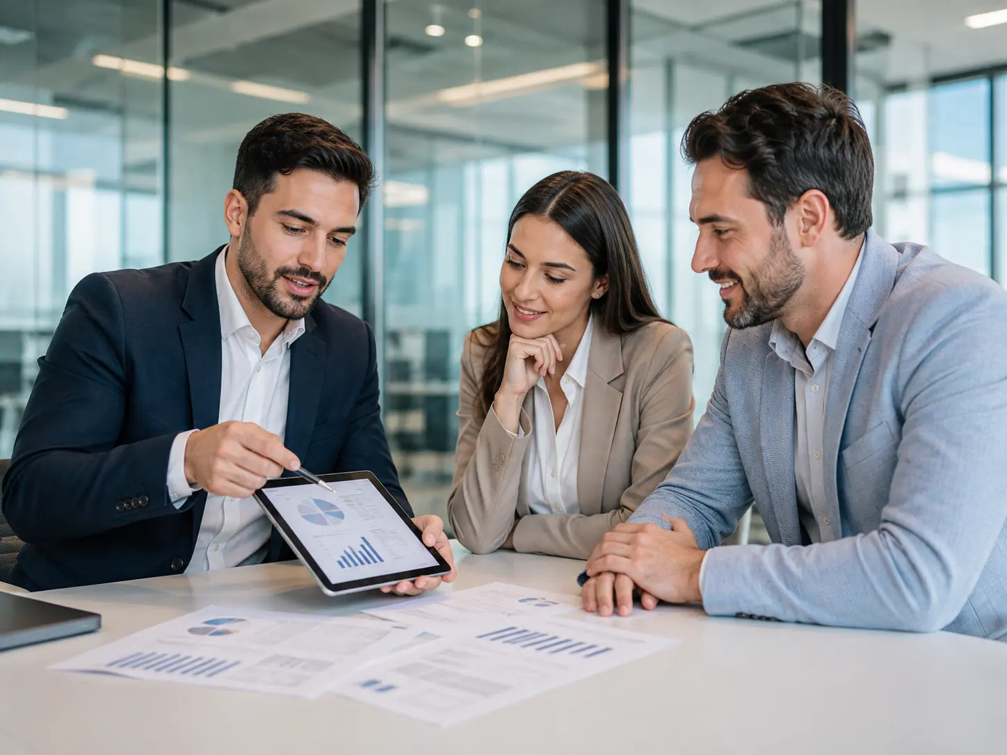 Mature Couple Signing Property Contract